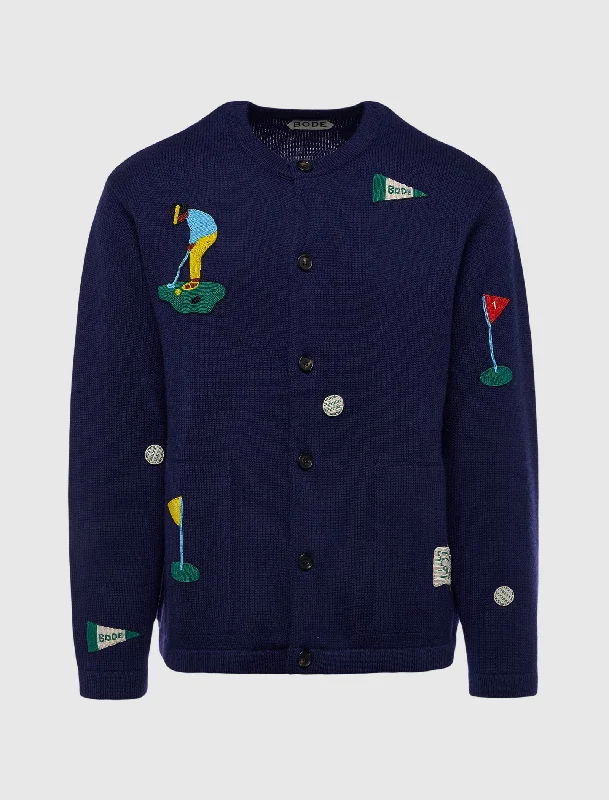 Cardigan for festive nights -GOLF CARDIGAN