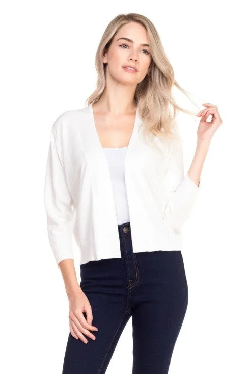 Cardigan for holiday dinners -Essential Cardigan I White