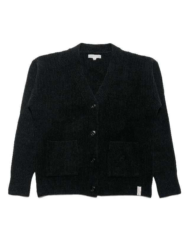 Cardigan for fall trips -Merz B. Schwanen LOCG02 Cardigan Black