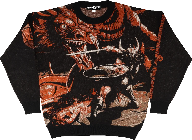 Pullover sweater with side hem -Starter Set Dungeons & Dragons Knitted Sweater