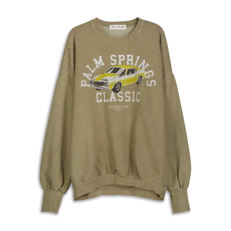 Pullover sweater for travel -Palm Springs Classic - Jump Jumper - Camel Gold