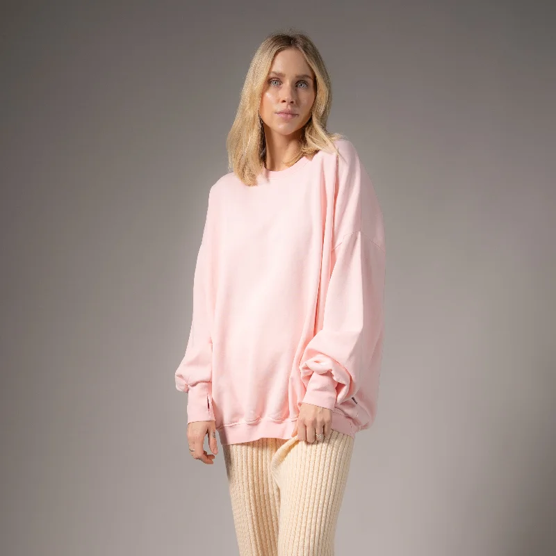 Pullover sweater for winter walks -Essentials - Jump Jumper - Blush Pink