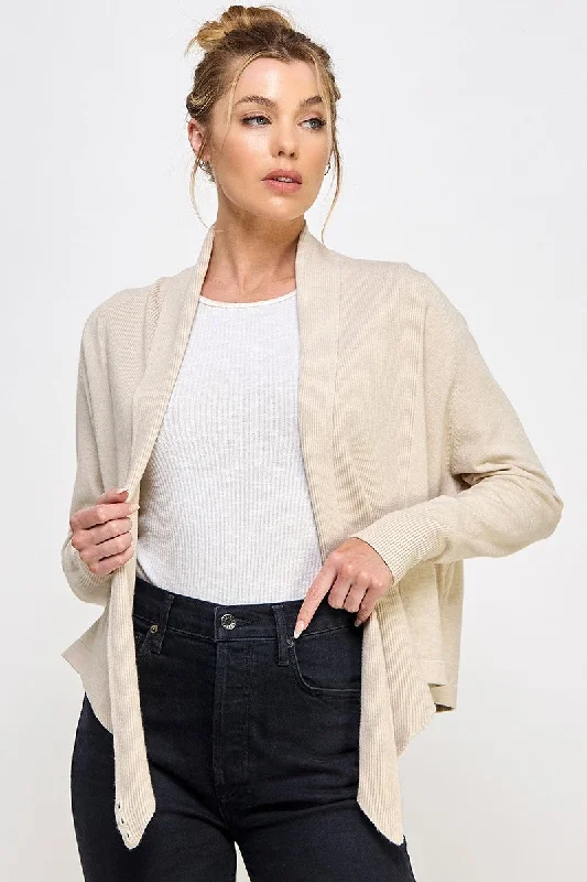 Cardigan with tassel details -Wrap Yourself Cardigan