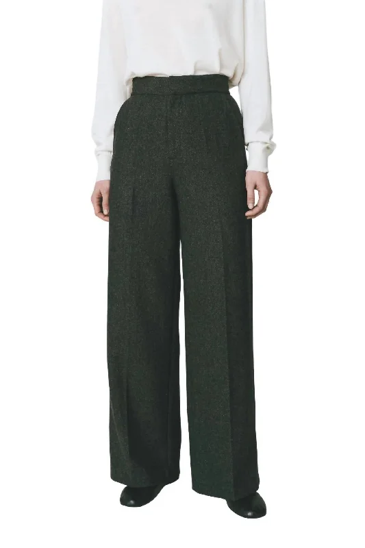 Flannel-lined pants warmth -Concorde Pant In Cinder