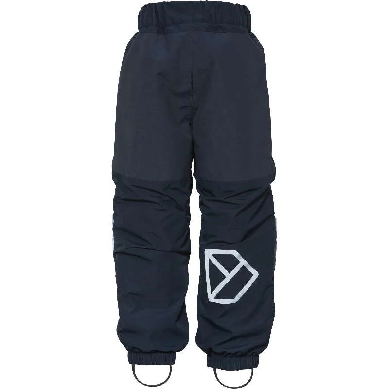 White dress pants chic -Didriksons Navy Narvi Kids Pants 2