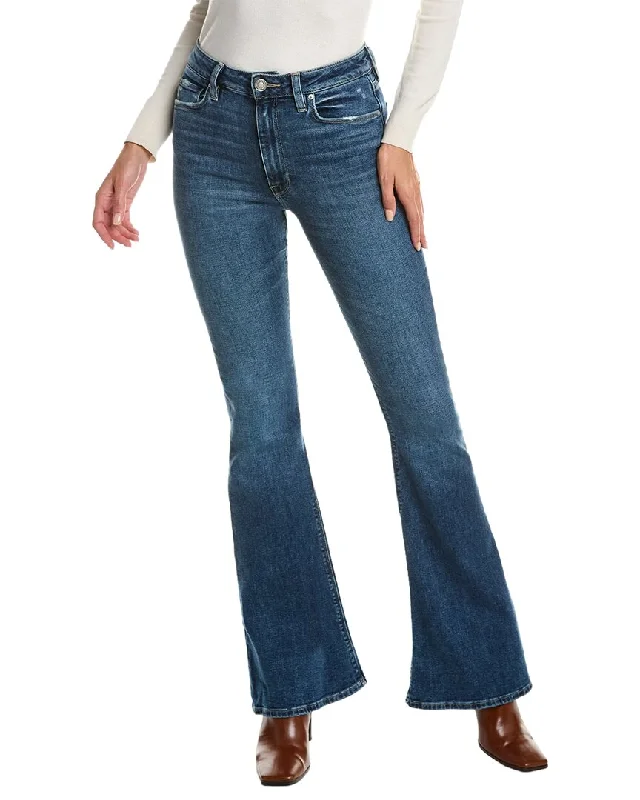 Green dress pants vibrant -HUDSON Jeans Holly Lotus High-Rise Flare Jean