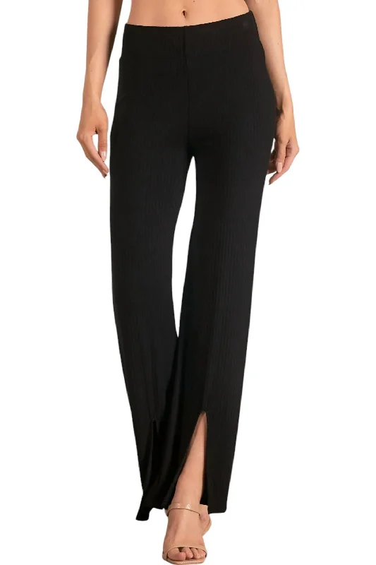 Lightweight pants travel ease -Isabella Pants In Black