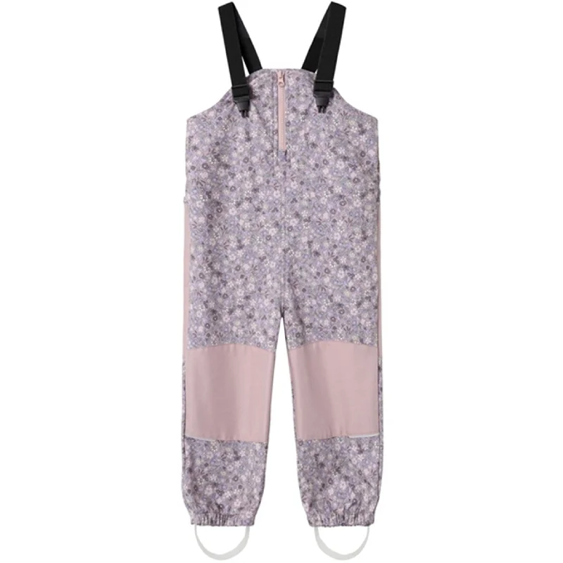 Ankle-length jogger pants sleek -Name it Deauville Mauve Alfa08 Softshell Pants Small Flower