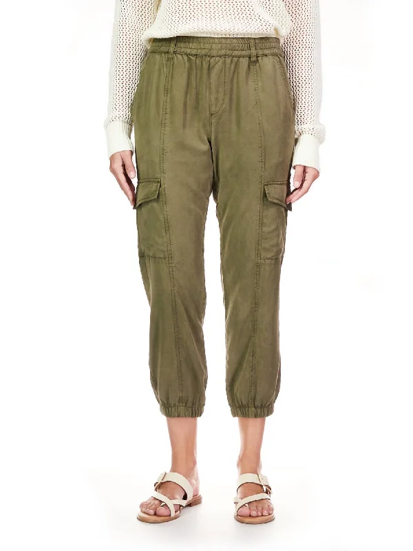 Brown skinny jeans pants warm -Relaxed Rebel Pant In Burnt Olive