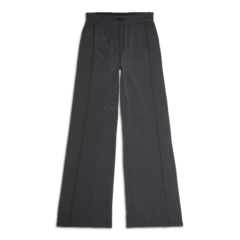 High-rise dress pants flattering -Ribbed Softstreme Mid-Rise Pant - Resale