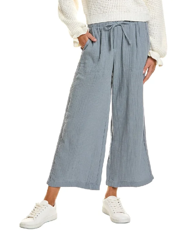 Mid-rise skinny jeans pants relaxed -Splendid Gauze Pant