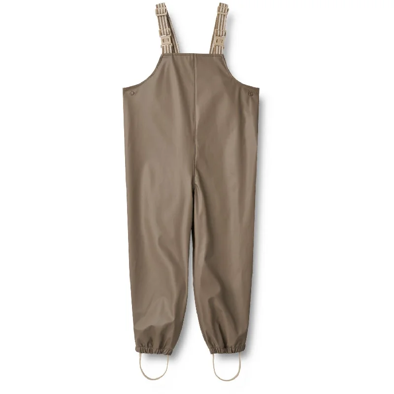 Cropped dress pants modern -Wheat Dry Wood Rainwear Charlo Overall