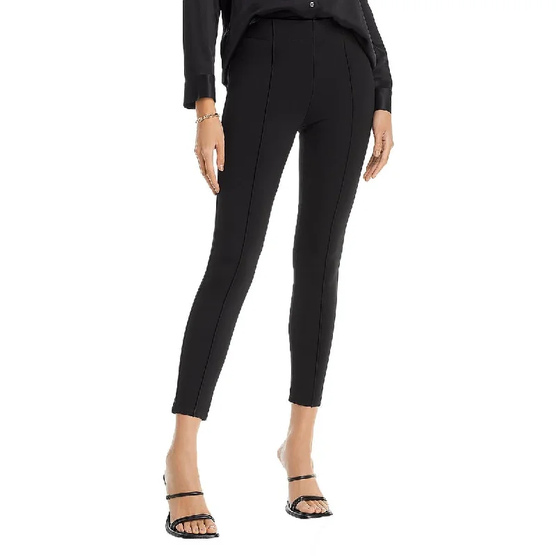 Black dress pants formal -Womens High Rise Pintuck Leggings