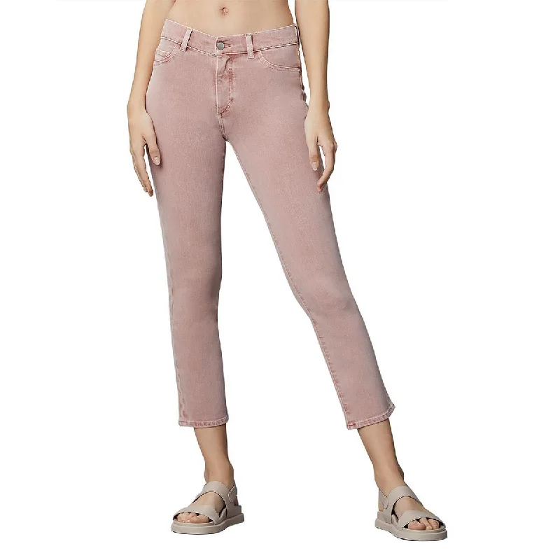 Beige cargo pants earthy -Womens Pocket Mid-Rise Straight Leg Jeans